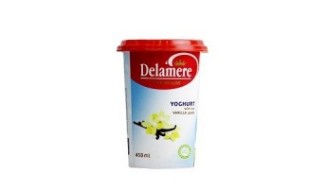 Delamere Premium With Real Vanilla Pods Yoghurt Cup - 450ml