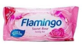 Flamingo Soap Rose 3s X90gm