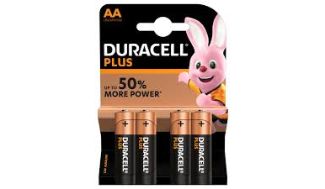 Duracell Plus Power AA 2 Cells Battery