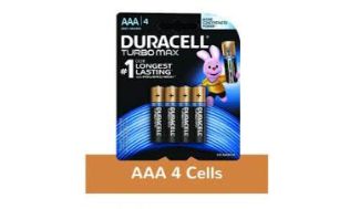 Duracell Plus Power AAA 4cells Battery