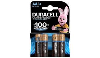 Duracell Ultra Power AA  4cells Battery