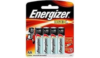 Energizer Battery 4 AA