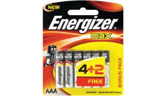 Energizer Battery 6 AA (4+2)