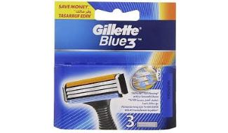 GILLETTE CATRIDGES BLUE3 3s 1*3