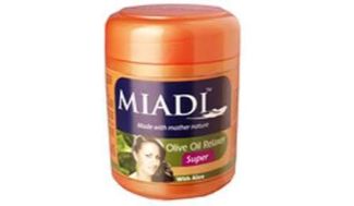 MIADI OLIVE OIL RELAXER WITH ALOE - SUPER NEW LOOK 200GMS