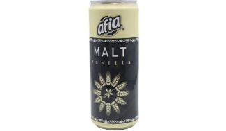 Afia can vanilla malt 330ml