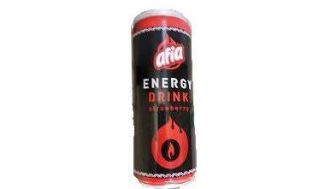 Afia energy strawberry can 250ml