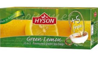 Hyson green tea lemon