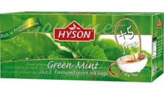 Hyson green tea mint