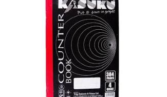 KASUKU A4 COUNTER BOOK 4 QUIRE