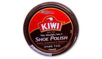 Kiwi Shoe Polish Dark Tan 40ml