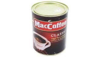 Mac classic instant coffee 200g tins