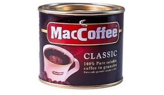 Mac classic instant coffee 50g tins