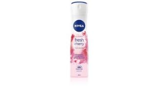NIVEA DEODERANT Fresh Cherry Spray for Women 150ml Bottle