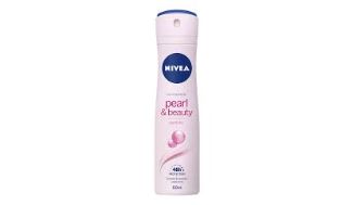 NIVEA DEODERANT Pearl & Beauty Spray for Women 150ml Can