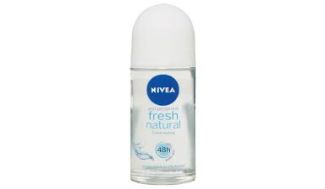NIVEA Fresh Natural Roll-On for Women 50ml Bottle