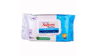 SOFTCARE WIPES 80 PCS