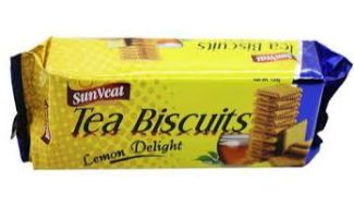 SUNVEAT TEA BISCUITS LEMON 100GMS